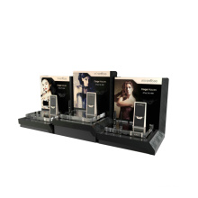 High-end cosmetics display rack in brand store shopping mall makeup rack stand skincare advertising board